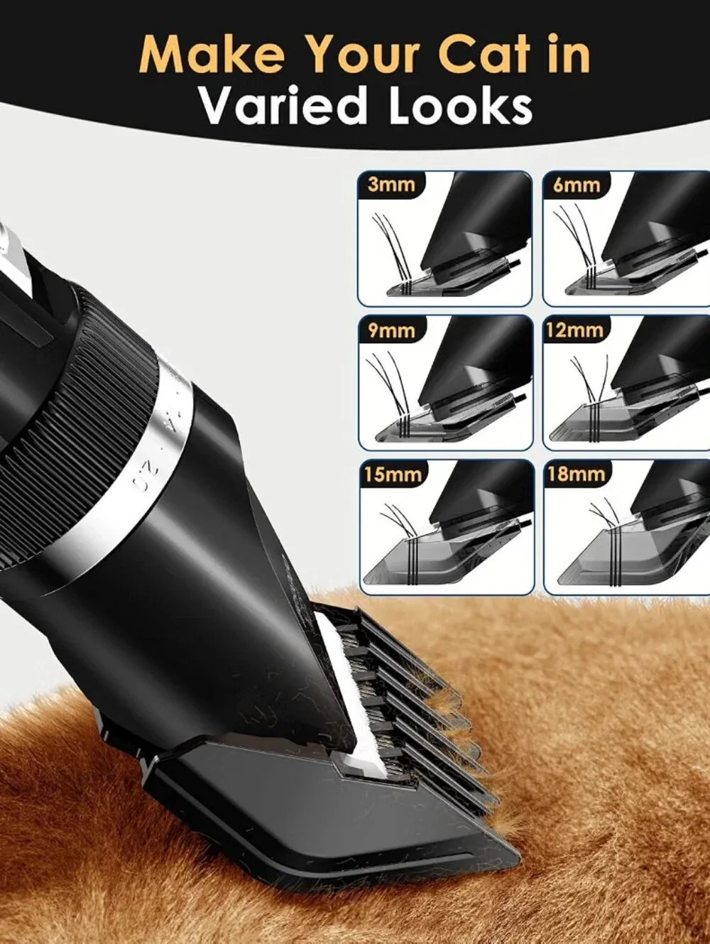 Oneisall Quiet Cat Cat Grooming Kit